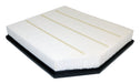 Crown Automotive Jeep Replacement 53010798AD Air Filter; Paper; Rubber; - Truck Part Superstore