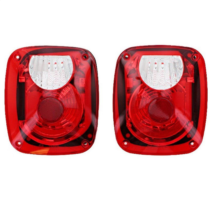 Rampage 5307 Diamond Brite Taillight Conversion Kit; Incl. Lens Only; Pair; - Truck Part Superstore