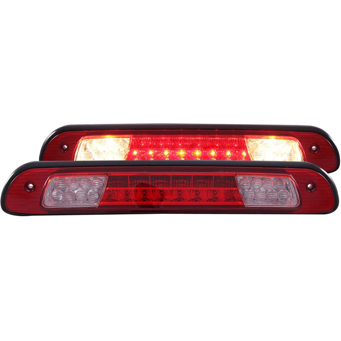 Anzo USA 531040 Third Brake Light Assembly; LED; Red/Clear Lens; - Truck Part Superstore