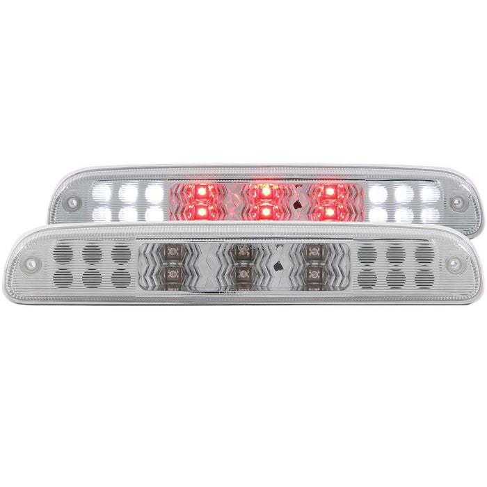 Anzo USA 531076 Third Brake Light Assembly; LED; Clear Lens; Chrome Housing; B-Series; - Truck Part Superstore