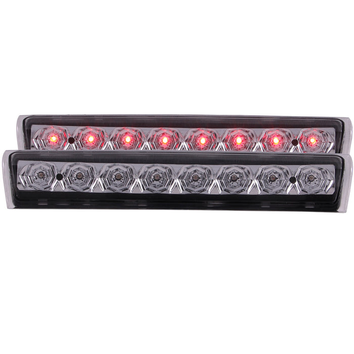 Anzo USA 531086 Third Brake Light Assembly; LED; Clear Lens; Black; - Truck Part Superstore