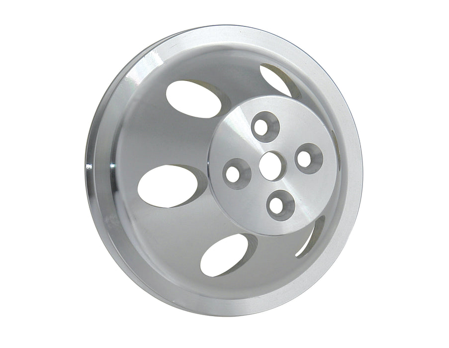 Mr Gasket 5310 Billet Style Aluminum Water Pump Pulley; Single Groove; Short Water Pump; - Truck Part Superstore