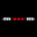 Anzo USA 531106 Third Brake Light Assembly; LED; Clear Lens; Chrome Housing; - Truck Part Superstore