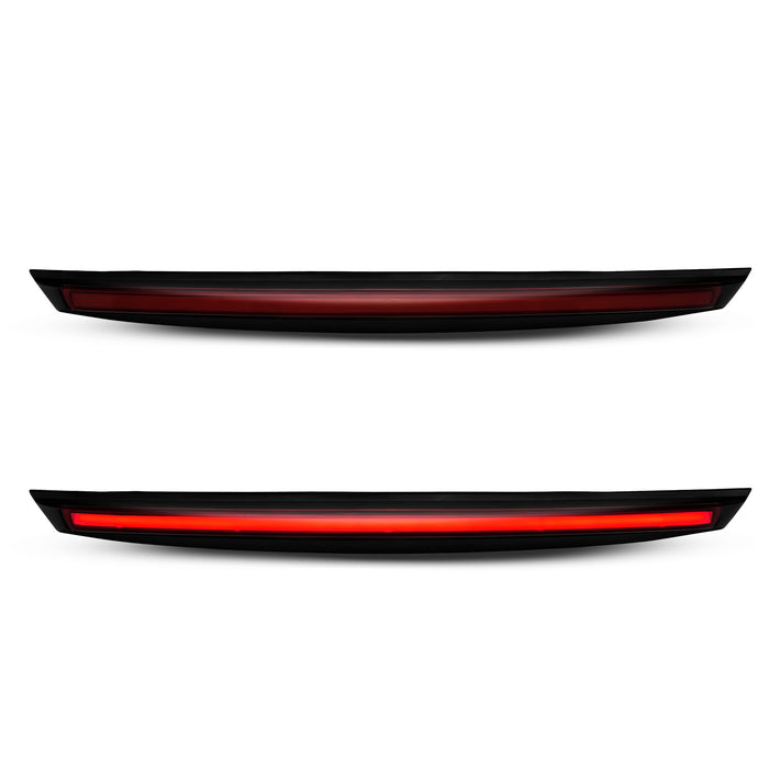 Anzo USA 531109 Third Brake Light Assembly; LED; Smoke Lens; Black Housing; w/Spoiler; - Truck Part Superstore