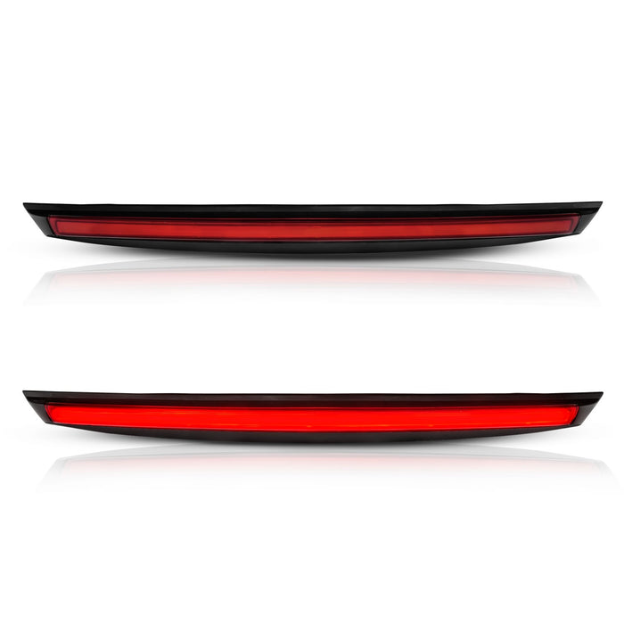 Anzo USA 531110 Third Brake Light Assembly; LED; Red Lens; Black Housing; w/Spoiler; - Truck Part Superstore