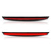 Anzo USA 531110 Third Brake Light Assembly; LED; Red Lens; Black Housing; w/Spoiler; - Truck Part Superstore