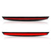 Anzo USA 531110 Third Brake Light Assembly; LED; Red Lens; Black Housing; w/Spoiler; - Truck Part Superstore