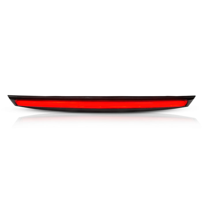 Anzo USA 531110 Third Brake Light Assembly; LED; Red Lens; Black Housing; w/Spoiler; - Truck Part Superstore
