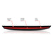 Anzo USA 531110 Third Brake Light Assembly; LED; Red Lens; Black Housing; w/Spoiler; - Truck Part Superstore