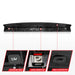 Anzo USA 531110 Third Brake Light Assembly; LED; Red Lens; Black Housing; w/Spoiler; - Truck Part Superstore
