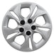 Coast To Coast IWC53115S 15 Inch; 5 Split Spoke; Silver Color; Plastic; Set Of 4 - Truck Part Superstore