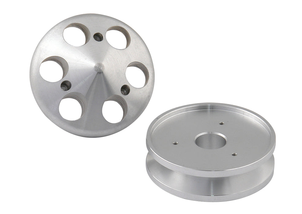 Mr Gasket 5320 Billet Style Aluminum Alternator Pulley; w/Nose pc.; - Truck Part Superstore