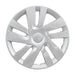 Coast To Coast IWC53215S 15 Inch; 10 Spoke; Silver Color; Plastic; Set Of 4 - Truck Part Superstore