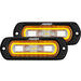 Rigid Industries 53223 SR-L Series Off-Road Spreader Pod 3 Wire Flush Mount With Amber Halo Pair RIGID Industries - Truck Part Superstore