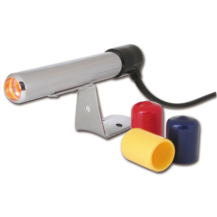 AutoMeter 5329 SHIFT LIGHT; AMBER LED; PEDESTAL; CHROME; QUICK-LITE - Truck Part Superstore