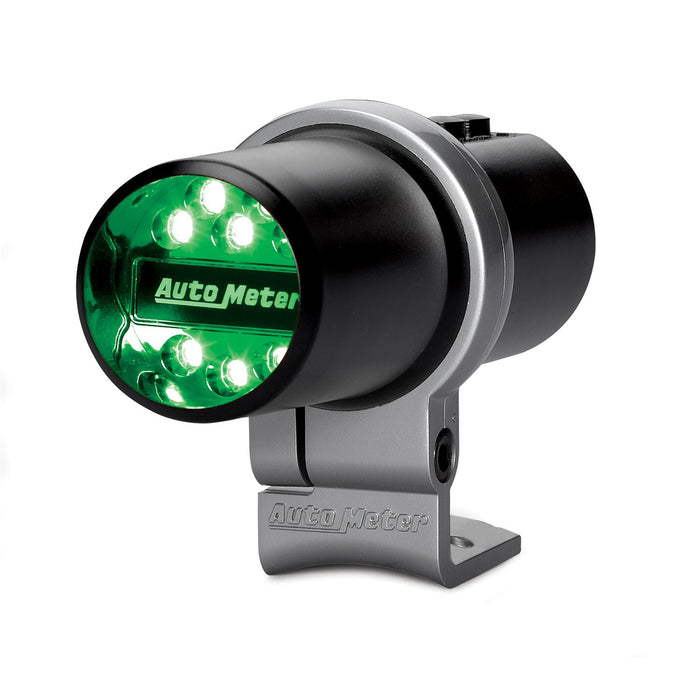 AutoMeter 5336 INDICATOR LIGHT; PIT ROAD SPEED; PEDESTAL; BLACK; PROGRAMMABLE - Truck Part Superstore