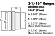 Holley EFI 534-215W Standalone Air/Fuel Wideband 02 Gauge Kit - Truck Part Superstore