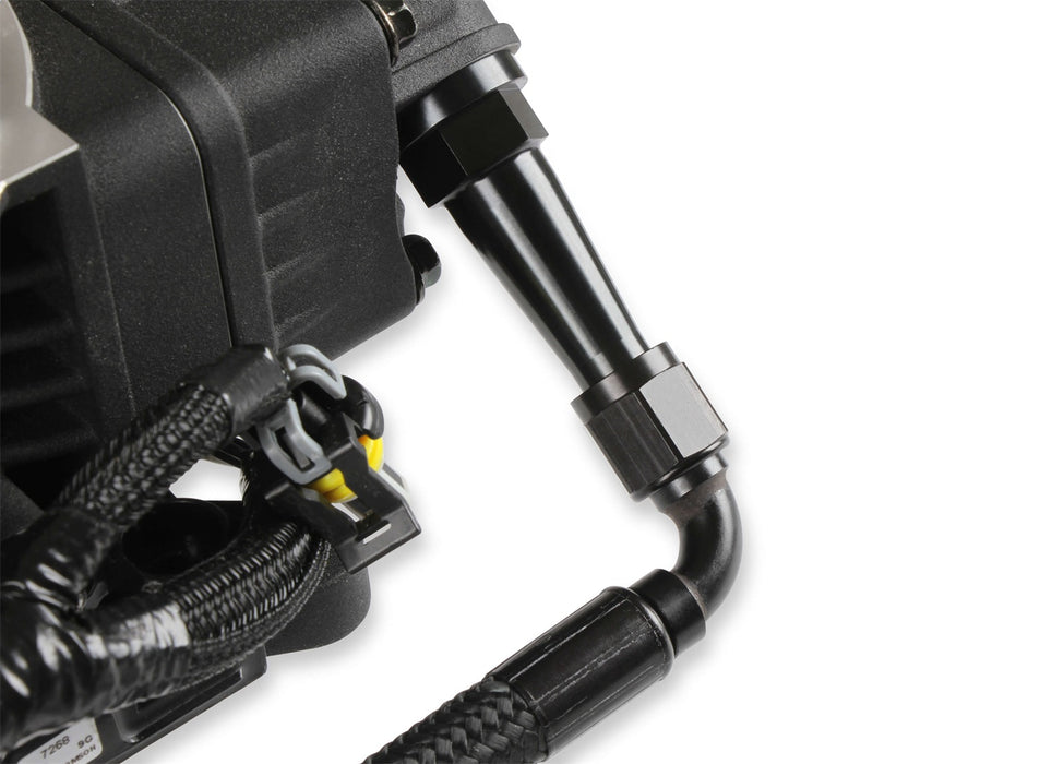 Holley 534-236 Sniper EFI Braided Fuel Crossover Kit; 6 AN Male Inlet; - Truck Part Superstore