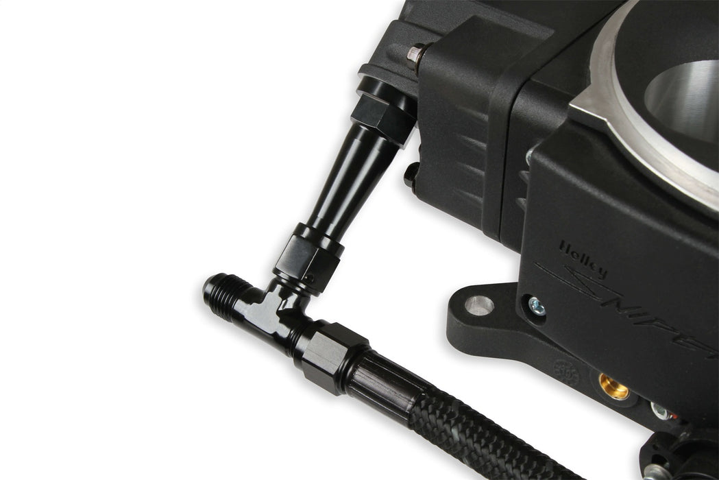 Holley 534-236 Sniper EFI Braided Fuel Crossover Kit; 6 AN Male Inlet; - Truck Part Superstore