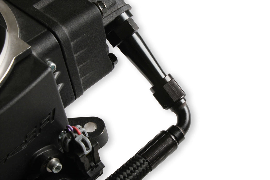 Holley 534-236 Sniper EFI Braided Fuel Crossover Kit; 6 AN Male Inlet; - Truck Part Superstore