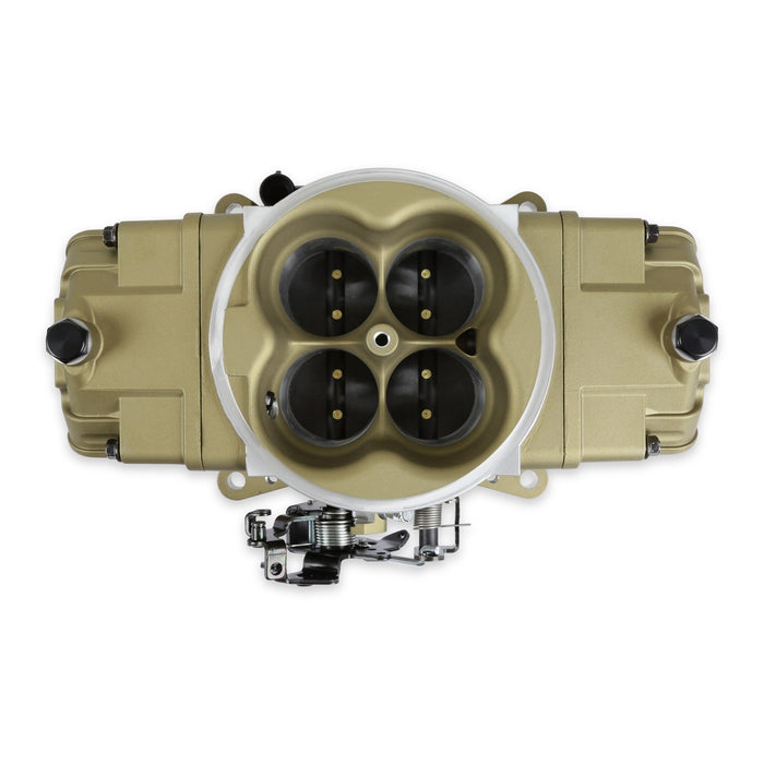 Holley EFI 534-300 Terminator X Stealth 4150 Throttle Body; 2x4 Slave; 4150 Flange; 58.5 PSI; Gold; - Truck Part Superstore