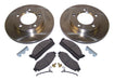 Crown Automotive Jeep Replacement 5358568RK Disc Brake Service Kit; Front; w/6-Bolt Flange Mounting; w/2-Bolt Caliper Plate; - Truck Part Superstore