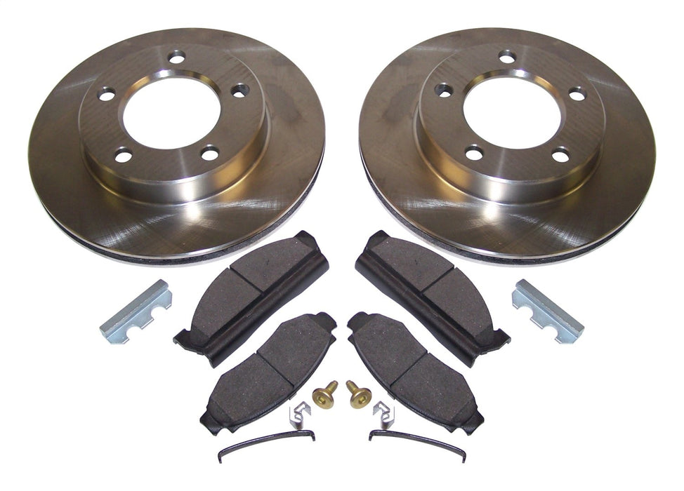 Crown Automotive Jeep Replacement 5358568RK Disc Brake Service Kit; Front; w/6-Bolt Flange Mounting; w/2-Bolt Caliper Plate; - Truck Part Superstore