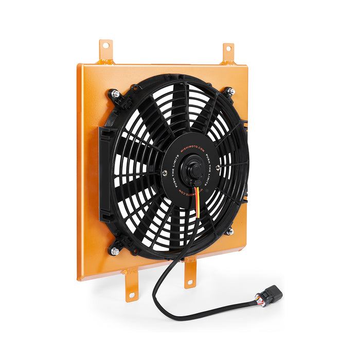 Mishimoto MMFS-CIV-92GD Performance Aluminum Fan Shroud Kit, fits Honda Civic 1992-2000, Gold - Truck Part Superstore
