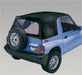 Rugged Ridge 53722.15 Replacement Soft Top; Extra Heavy Duty; 30 mil Glass; Black Denim; - Truck Part Superstore
