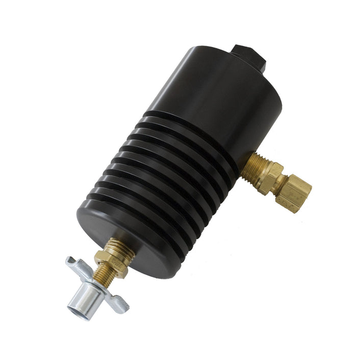 AutoMeter 5375 PARTICLE TRAP KIT; EXHAUST PRESSURE; ALUMINUM; BLACK - Truck Part Superstore