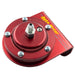 AutoMeter 5376 FUEL PRESS ISOLATOR KIT; FOR 15 PSI GAUGES; RED ANODIZED ALUMINUM;-4AN FITTINGS - Truck Part Superstore