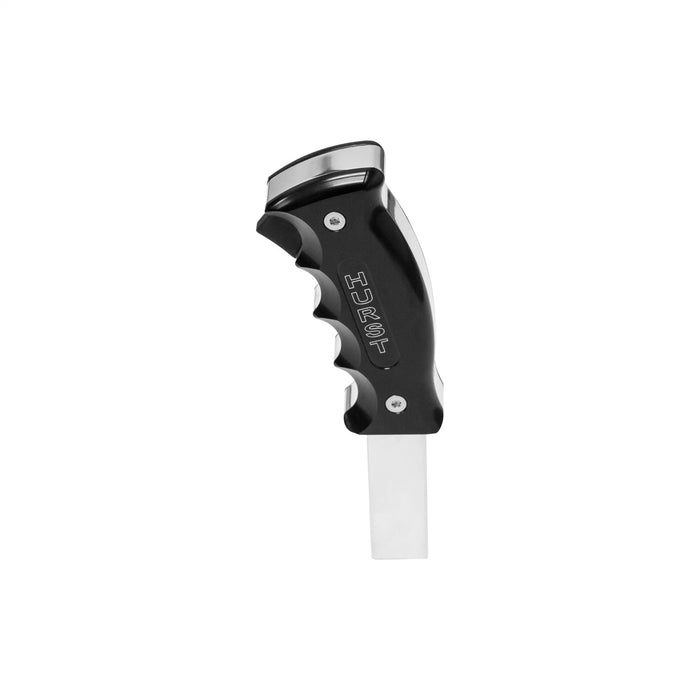 Hurst 5380435 Pistol Grip Automatic Shifter Handle; Black Polished/Anodized Aluminum; - Truck Part Superstore