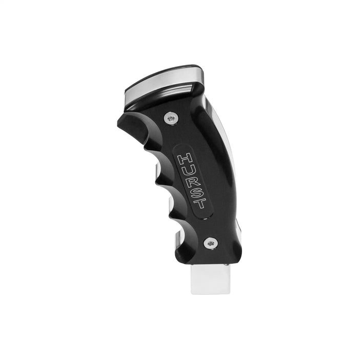Hurst 5380437 Pistol Grip Automatic Shifter Handle; Black Polished/Anodized Aluminum; - Truck Part Superstore