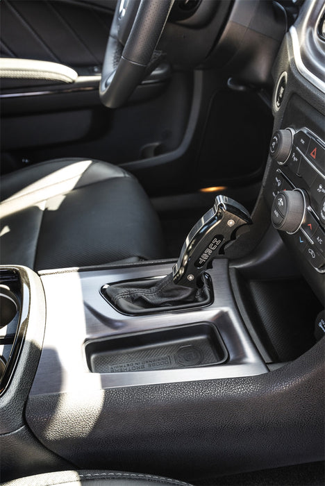 Hurst 5380437 Pistol Grip Automatic Shifter Handle; Black Polished/Anodized Aluminum; - Truck Part Superstore