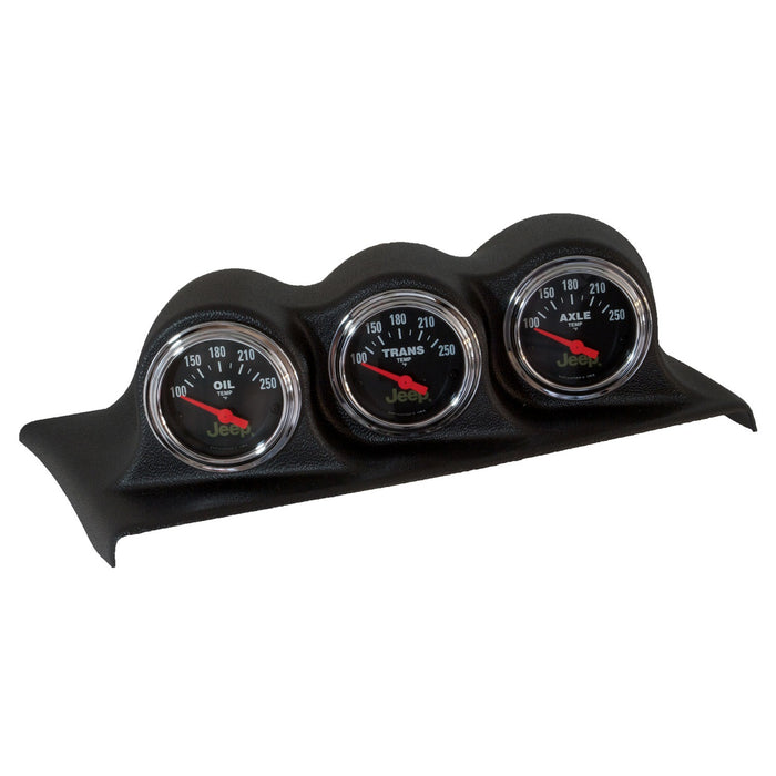 AutoMeter 5380 GAUGE MOUNT; DIRECT FIT DASH TOP; TRIPLE; 2 1/16in.; WRANGLER JK 07-10 - Truck Part Superstore