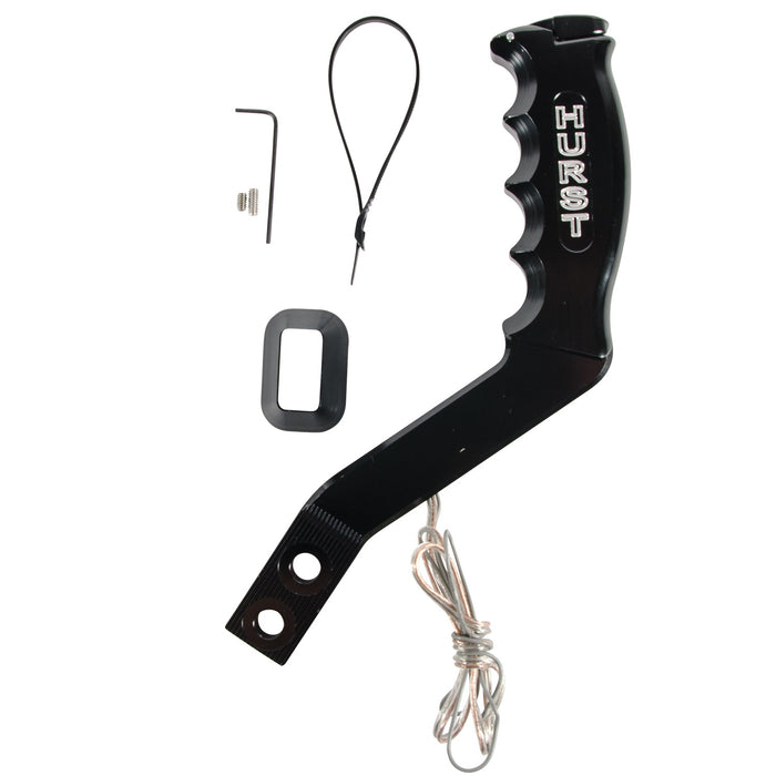 Hurst 5381001 Nitro Stick; w/Built In 12 Volt Switch; Black Aluminum; 8.75 in. Length; - Truck Part Superstore