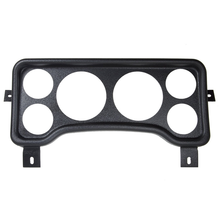 AutoMeter 5381 GAUGE MOUNT; DIRECT FIT DASH PANEL; 6 GAUGE (3 3/8in. X2; 2 1/16in. X4); JEEP TJ - Truck Part Superstore
