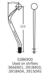 Hurst 3666901 Mastershift® 3-Speed Manual Shifter; Replacement Floor/Column Shift Conversion; - Truck Part Superstore