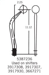 Hurst 3667271 Mastershift® 3-Speed Manual Shifter - Truck Part Superstore