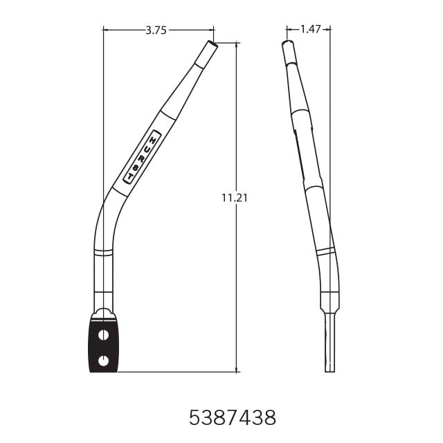 Hurst 5387438 Hurst OEM Style Round Bar Stick - Truck Part Superstore