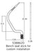 Hurst 5388620 Bench Seat Manual Upper Stick; Long; Chromed Steel; 15.45 in. Length; - Truck Part Superstore