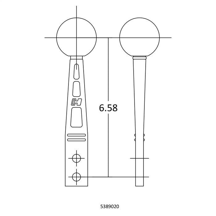 Hurst 5389020 Gear Shift Lever Stick - Truck Part Superstore