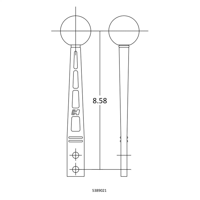 Hurst 5389021 Gear Shift Lever Stick - Truck Part Superstore