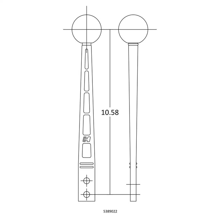 Hurst 5389022 Gear Shift Lever Stick - Truck Part Superstore