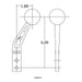 Hurst 5389023 Gear Shift Lever Stick - Truck Part Superstore