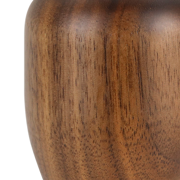 Mishimoto MMSK-WD-SWN Short Steel Core Wood Shift Knob, Walnut Wood - Truck Part Superstore