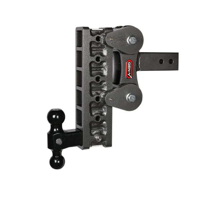 GEN-Y Hitch GH-2316 The BOSS TORSION-FLEX 2.5" Shank 10" Drop 1.1K TW 10K Hitch & GH-031 Dual-Ball - Truck Part Superstore