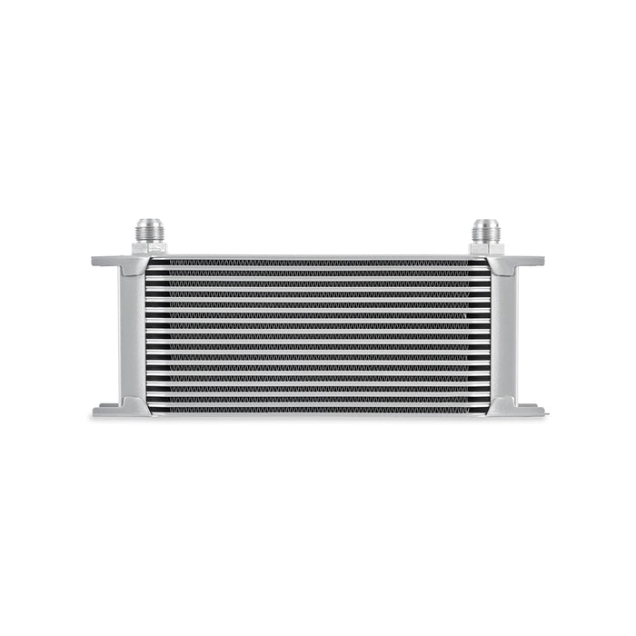 Mishimoto MMOC-16SL Universal 16-Row Oil Cooler, Silver - Truck Part Superstore