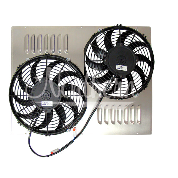 Northern Radiator Z40103 Dual (10  Inch & 11 Inch) Fan/Shroud Combo - Truck Part Superstore