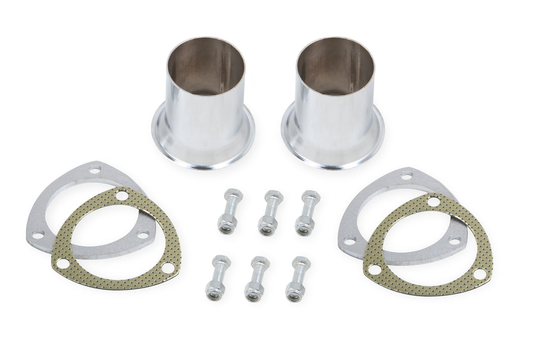 Mr Gasket 5405 Header Reducer Kit; 3 in. Inlet; 2.5 in. Outlet; Steel Zinc Plated; - Truck Part Superstore